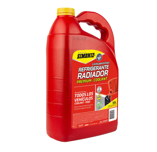 Refrigerante radiador rojo galón