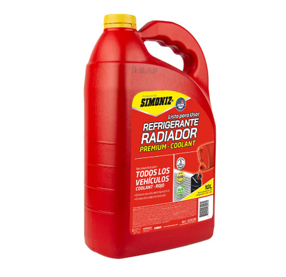 Refrigerante radiador rojo galón